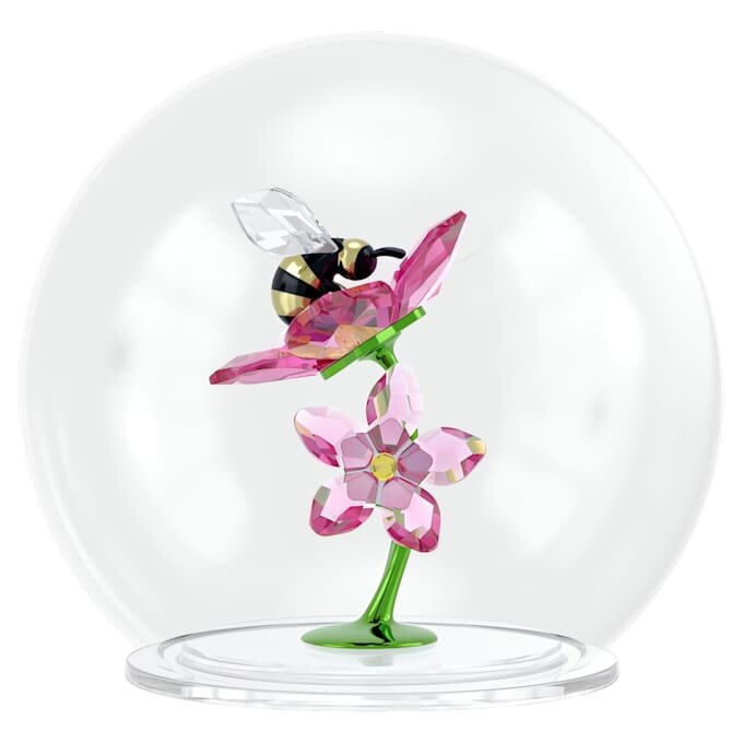 Bola de cristal Idyllia con abeja y flores Bola de cristal Idyllia con abeja y flores