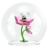 Bola de cristal Idyllia con abeja y flores Bola de cristal Idyllia con abeja y flores