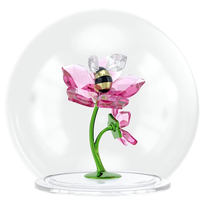Bola de cristal Idyllia con abeja y flores Bola de cristal Idyllia con abeja y flores