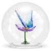 Bola de vidrio Idyllia con mariposa y flor Bola de vidrio Idyllia con mariposa y flor