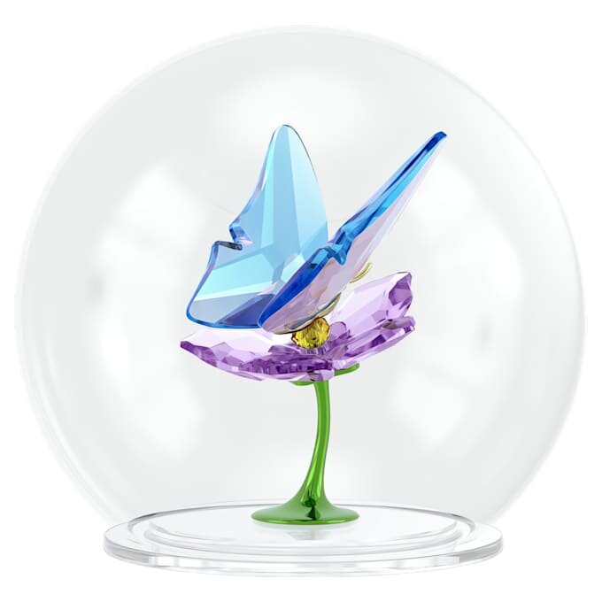 Bola de vidrio Idyllia con mariposa y flor Bola de vidrio Idyllia con mariposa y flor