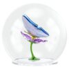 Bola de vidrio Idyllia con mariposa y flor Bola de vidrio Idyllia con mariposa y flor