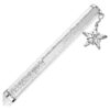 Bolígrafo Crystalline blanco, lacado en blanco, cromado
