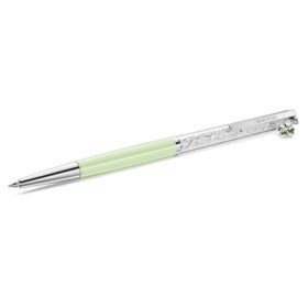 Bolígrafo Crystalline Clover, verde, lacado en verde, cromado
