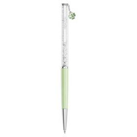 Bolígrafo Crystalline Clover, verde, lacado en verde, cromado
