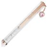 Bolígrafo Crystalline con forma de corazón, rosa, lacado en rosa, chapado en tono oro rosa Bolígrafo Crystalline con forma de corazón, rosa, lacado en rosa, chapado en tono oro rosa