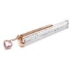 Bolígrafo Crystalline con forma de corazón, rosa, lacado en rosa, chapado en tono oro rosa Bolígrafo Crystalline con forma de corazón, rosa, lacado en rosa, chapado en tono oro rosa