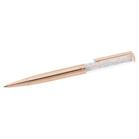 Bolígrafo Crystalline en tono oro rosa, chapado en tono oro rosa