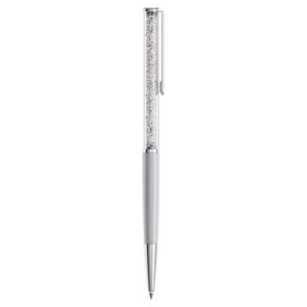 Bolígrafo Crystalline gris, lacado en gris, cromado