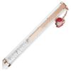 Bolígrafo Crystalline Ladybug, blanco, lacado en rojo, chapado en tono oro rosa