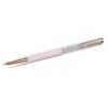 Bolígrafo Crystalline rosa, lacado en rosa, chapado en tono oro rosa