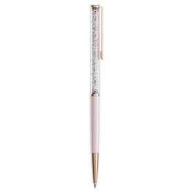Bolígrafo Crystalline rosa, lacado en rosa, chapado en tono oro rosa