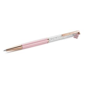 Bolígrafo Crystalline Teddy, rosa, lacado en rosa, chapado en tono oro rosa