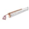 Bolígrafo Crystalline Teddy, rosa, lacado en rosa, chapado en tono oro rosa