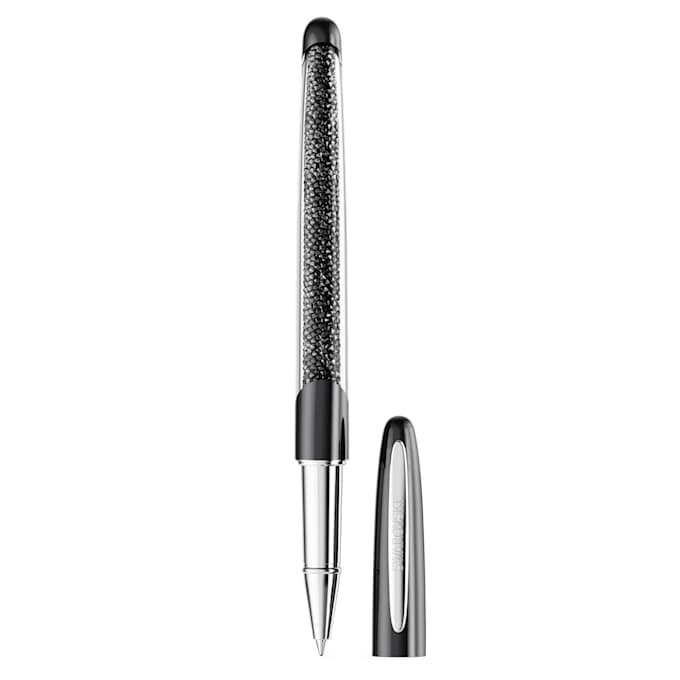 Bolígrafo de bola Crystalline negro, cromado Bolígrafo de bola Crystalline negro, cromado