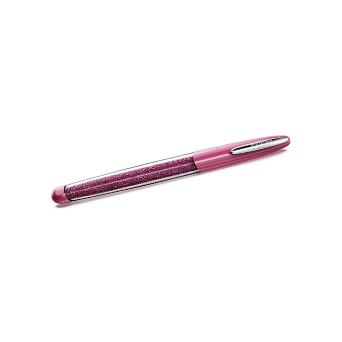 Bolígrafo de bola Crystalline rosa, cromado Bolígrafo de bola Crystalline rosa, cromado