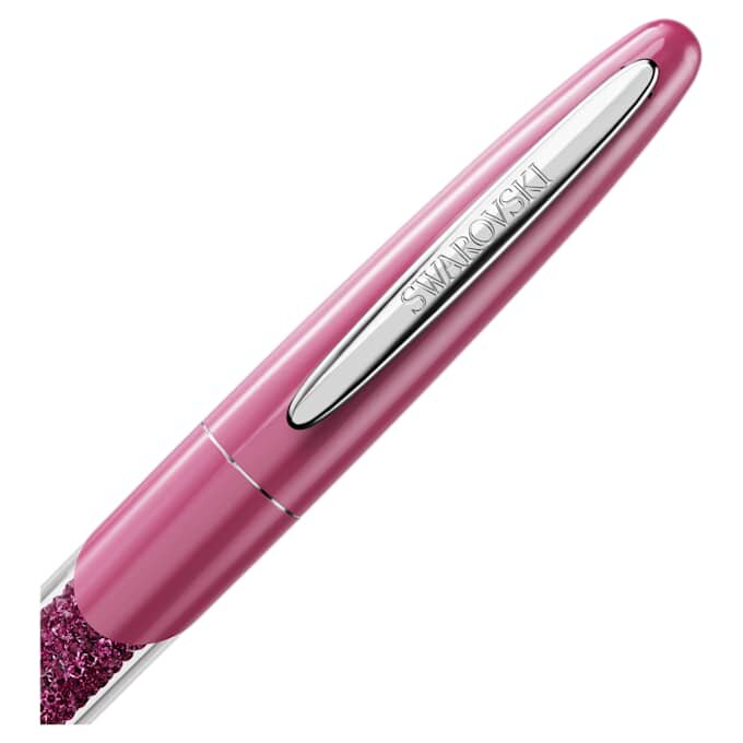 Bolígrafo de bola Crystalline rosa, cromado Bolígrafo de bola Crystalline rosa, cromado