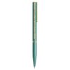 Bolígrafo Shimmer verde, lacado en verde, chapado en tono dorado