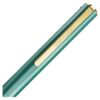 Bolígrafo Shimmer verde, lacado en verde, chapado en tono dorado