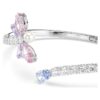 Brazalete Ariana Grande X Swarovski con cortes mixtos, libélula, multicolor, chapado en rodio Brazalete Ariana Grande X Swarovski con cortes mixtos, libélula, multicolor, chapado en rodio