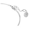 Brazalete Constella de corte redondo, piedra danzante, blanco, chapado en rodio Brazalete Constella de corte redondo, piedra danzante, blanco, chapado en rodio