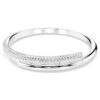 Brazalete Dextera con cierre magnético, blanco, chapado en rodio Brazalete Dextera con cierre magnético, blanco, chapado en rodio