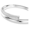 Brazalete Dextera con cierre magnético, blanco, chapado en rodio Brazalete Dextera con cierre magnético, blanco, chapado en rodio