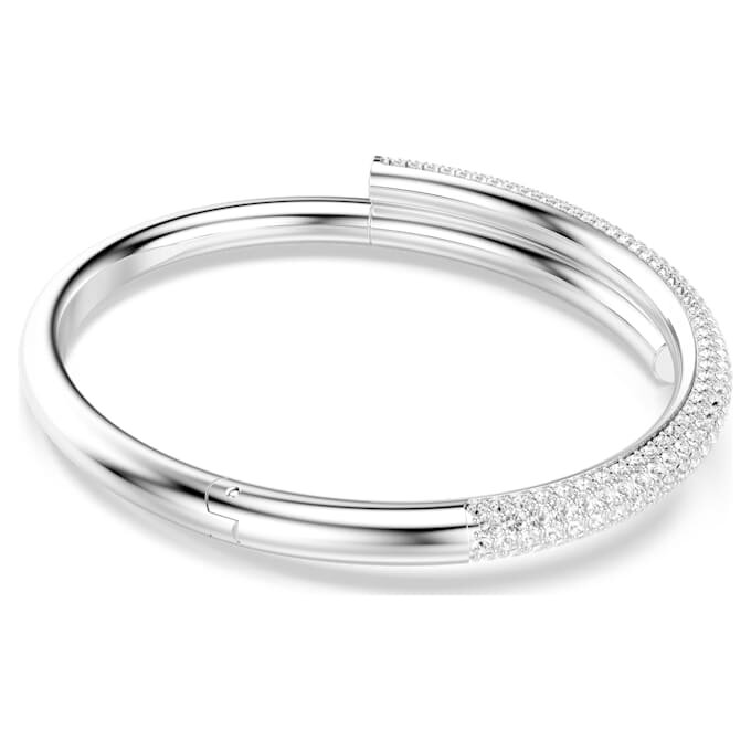 Brazalete Dextera con cierre magnético, blanco, chapado en rodio Brazalete Dextera con cierre magnético, blanco, chapado en rodio