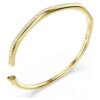 Brazalete Dextera de forma octogonal, corte redondo, blanco, chapado en tono dorado Brazalete Dextera de forma octogonal, corte redondo, blanco, chapado en tono dorado