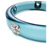 Brazalete Dulcis con corte octogonal, azul, chapado en tono dorado Brazalete Dulcis con corte octogonal, azul, chapado en tono dorado