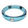 Brazalete Dulcis con corte octogonal, azul, chapado en tono dorado Brazalete Dulcis con corte octogonal, azul, chapado en tono dorado