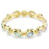 Brazalete Gema con cortes mixtos, multicolor, chapado en tono dorado Brazalete Gema con cortes mixtos, multicolor, chapado en tono dorado