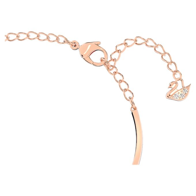 Brazalete Hyperbola con símbolo de Infinity y corazón, blanco, acabado de metales mixtos Brazalete Hyperbola con símbolo de Infinity y corazón, blanco, acabado de metales mixtos