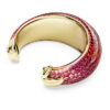 Brazalete Idyllia rojo, chapado en tono dorado Brazalete Idyllia rojo, chapado en tono dorado