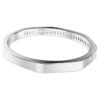 Brazalete Matrix con corte baguette, forma octogonal, blanco, chapado en rodio Brazalete Matrix con corte baguette, forma octogonal, blanco, chapado en rodio