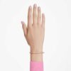 Brazalete Matrix con corte baguette, forma octogonal, rosa, chapado en tono dorado Brazalete Matrix con corte baguette, forma octogonal, rosa, chapado en tono dorado
