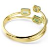 Brazalete Millenia con corte octogonal, verde, chapado en tono dorado Brazalete Millenia con corte octogonal, verde, chapado en tono dorado