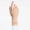 Brazalete Numina de corte redondo, blanco, con baño dorado Brazalete Numina de corte redondo, blanco, con baño dorado