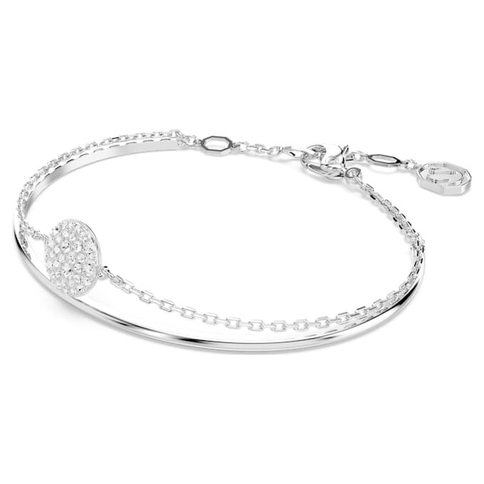 Brazalete Sublima blanco, chapado en rodio Brazalete Sublima blanco, chapado en rodio