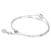Brazalete Sublima blanco, chapado en rodio Brazalete Sublima blanco, chapado en rodio