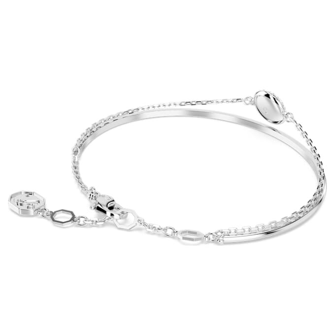 Brazalete Sublima blanco, chapado en rodio Brazalete Sublima blanco, chapado en rodio