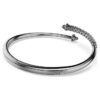 Brazalete Sublima blanco, chapado en rutenio Brazalete Sublima blanco, chapado en rutenio
