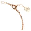 Brazalete Sublima blanco, chapado en tono oro rosa Brazalete Sublima blanco, chapado en tono oro rosa
