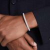 Brazalete Sublima Snow Pavé, blanco, chapado en rodio Brazalete Sublima Snow Pavé, blanco, chapado en rodio