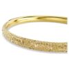 Brazalete Sublima Snow Pavé, tono dorado, chapado en tono dorado