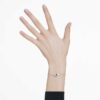 Brazalete Symbolica «Ojo del mal», azul, chapado en tono dorado