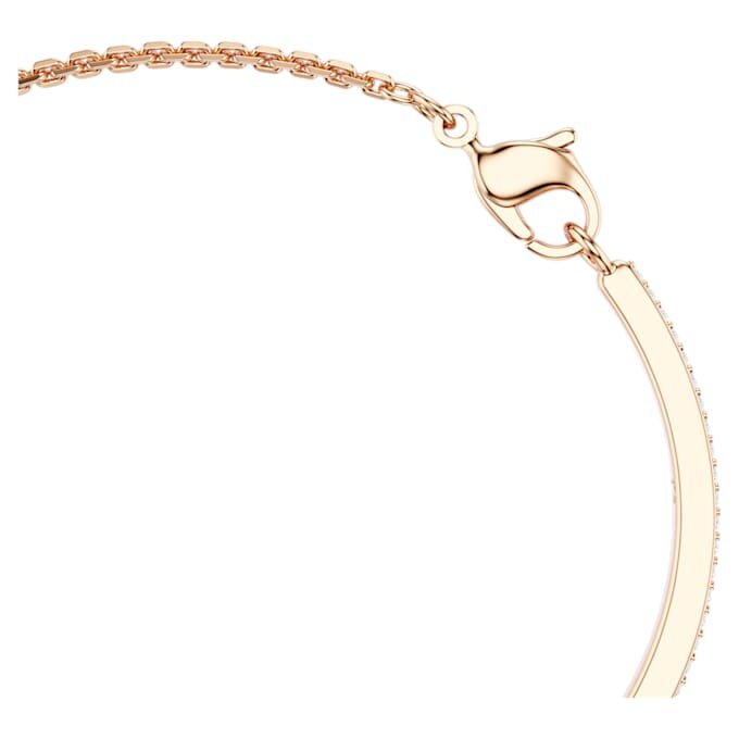 Brazalete tipo serpiente con cortes mixtos, Año de la Serpiente, rojo, chapado en tono oro rosa