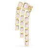Broche Millenia con corte octogonal, morado, chapado en tono dorado Broche Millenia con corte octogonal, morado, chapado en tono dorado