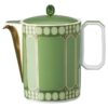 Cafetera Signum de porcelana, verde