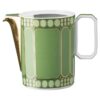 Cafetera Signum de porcelana, verde